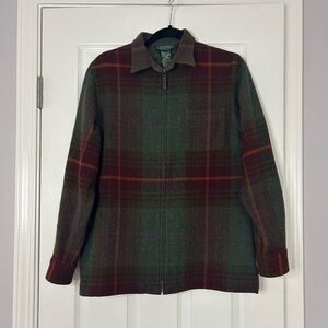 Ralph Lauren Plaid Field Jacket 100% lambswool  size large